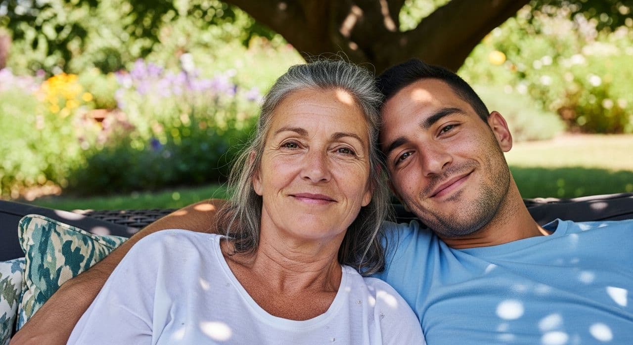 Sugar mummy and sugar baby relaxing together - what is a sugar mummy explained